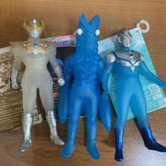 ウルトラマンタイガ　フーマ　バルタン星人　ソフビ人形のサムネイル