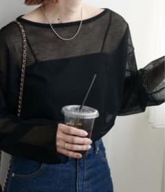 Discoat シアーラメプリントロングスリーブのサムネイル