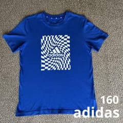 adidas Tシャツ ブルー　サイズ:160のサムネイル