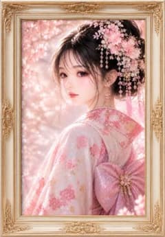 【特級呪物】桜姫子｜過去浄化・全体運上昇・恋愛運・金運・良縁｜幸福を咲かせる霊画のサムネイル