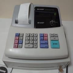 シャープ XE-A127-H 電子レジスター SHARP シャープ 電子レジスター XE-A127-H 元箱付き - メルカリ