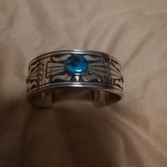 LEONARD NEZ レオナルドネズ ナバホ族 バングル 希少 - メルカリ