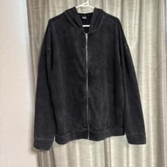 ZZG ダークグレー フルジップパーカー Mのサムネイル