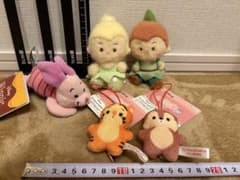 ディズニー ぬいぐるみ　マスコット　5点　まとめ売り