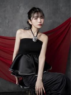 Ⓒ*様 Darich ダーリッチ ぺプラムカメリアデザイントップス ペプラム カのサムネイル