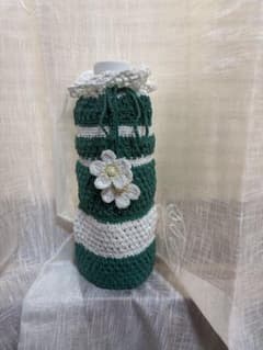 ハンドメイド 手編み ペットボトルカバー ボトルホルダーのサムネイル