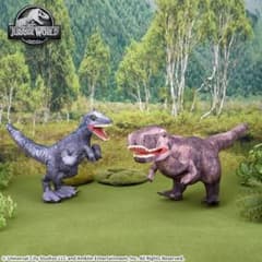 ジュラシック・ワールド Lぬいぐるみ リアルVer. 2体セット