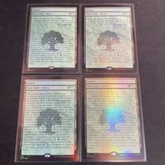 mtg 森 foil 4枚セット 絶版 - メルカリ