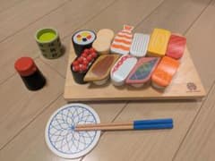WOODY PUDDY ウッディプッディ はじめてのおままごと 特上おすしセットのサムネイル