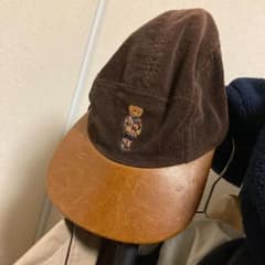 ポロ ラルフローレン ポロスポーツ 90s ポロベア コーデュロイ キャップのサムネイル