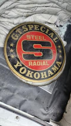YOKOHAMA GT SPECIAL スチールラジアル 看板 YOKOHAMA GT SPECIAL スチールラジアル 看板 - メルカリ