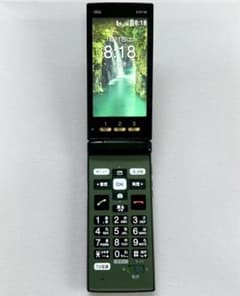 美品です au 4G ガラケー KYF36 グリーンのサムネイル