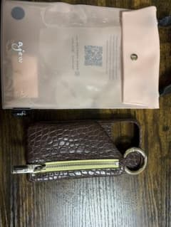ajew 브라운 합성 피혁 케이스