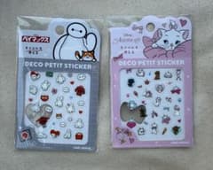 ディズニー DECO PETIT STICKER ベイマックス&マリーちゃん２種のサムネイル