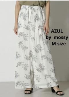 AZUL by moussy フラワーリラックスパンツ　ガウチョパンツのサムネイル