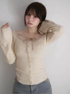 andmary Sonique knit tops アイボリー andmary Sonique knit tops ivory - メルカリ