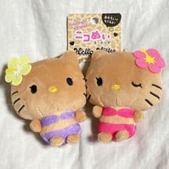 ハローキティ 水着 日焼けキティ ニコぬい マスコット Hawaii 原宿