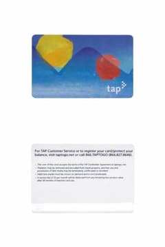 LA ロサンゼルス tap カード カラフルデザインのサムネイル