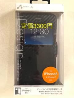Air-j   iPhone手帳型ケース閉じたままチェックのサムネイル
