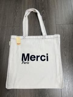 【新品未使用】 Merci Paris トートバッグ　大きいサイズのサムネイル