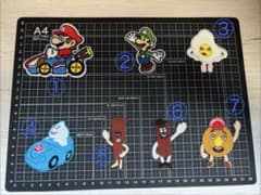 バラ売り】①の刺繍ワッペン - メルカリ