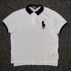 人気 90s Polo by Ralph Lauren ビックポニー ポロシャツ - メルカリ
