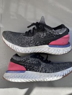 Nike react メッシュスニーカー ブラック/ピンク　26cm