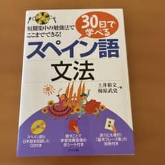 30日で学べるスペイン語文法のサムネイル