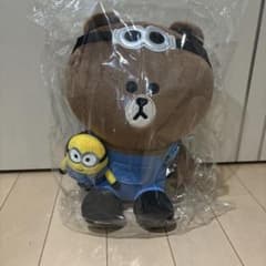 미니언과 브라운의 봉제인형 신품
