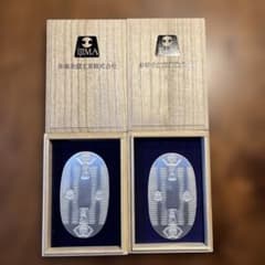 100g桐箱入 純銀小判 2個セット - メルカリ