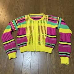 カラフルメッシュカーディガンのサムネイル