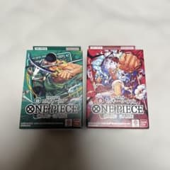 ONE PIECE カードゲーム スタートデッキ　ルフィ　ゾロ2種セットのサムネイル