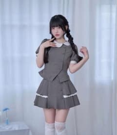 Honey Cinnamon 逃げ水あむアシンメトリー配色セットアップ - メルカリ