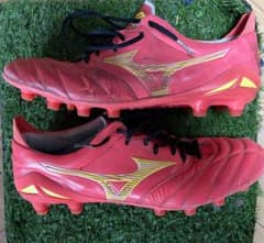 限定MIZUNO サッカースパイク レッド KAMOの袋付きのサムネイル