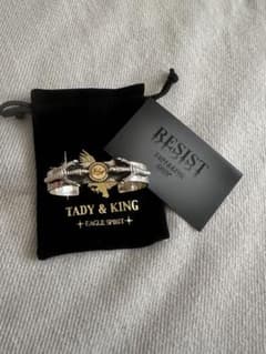 タディアンドキング TADY&KING爪SV WバングルGPイーグル Mサイズ タディアンドキング TADY&KING爪SV WバングルGPイーグル Mサイズ