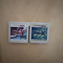 ニンテンドー3DS ポケットモンスター X・Y 2本セットどちらとも操作済みですのサムネイル