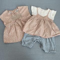 テータテート　トップスとロンパース　姉妹お揃いのサムネイル