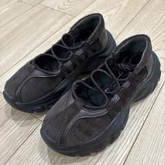 極美品★SENSE OF PLACE レースアップ バレエ スニーカー 厚底 Mのサムネイル