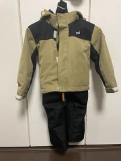 andyさん専用　yuk スノーボードウェア 100サイズ ベージュ/黒のサムネイル