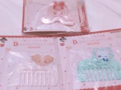 이치 반 쿠지 푸치 큐아 오타스케 헤어 아이템 아소트 3 종 세트