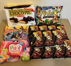 LOTTE 菓子詰め合わせ チョコパイ パイの実 トッポ ピュレグミ M4