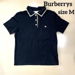 Burberrys バーバリー ポロシャツ 黒 ノバチェック M - メルカリ