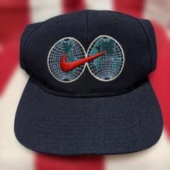 NIKE キャップ 地球 スナップバック 90s 00s Y2K AIR