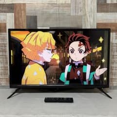 即日受渡❣️全国送料込3年前購入32型省エネ極薄LEDテレビ 裏録HDMI×2 