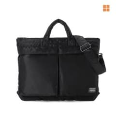 新品☆ポータータンカー ショートヘルメットバッグ 622-26110 ブラック