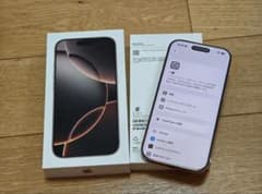 【美品】iPhone16pro 256GB デザートチタニウム 最大容量100％のサムネイル