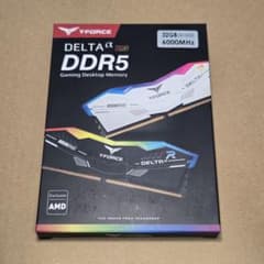 Brand new T-FORCE DELTA DDR5 memory, 32GB, 6000MHz