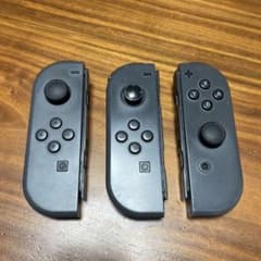 Nintendo Switch Joy-Con ブラック 3個セット　ジャンク品のサムネイル