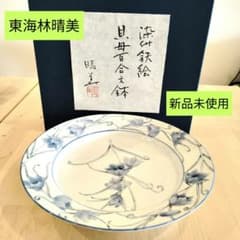 【新品未使用】東海林晴美 染付鉄絵 陶器製大皿 28cm 新品未使用】東海林晴美 染付鉄絵 陶器製大皿 28cm - メルカリ
