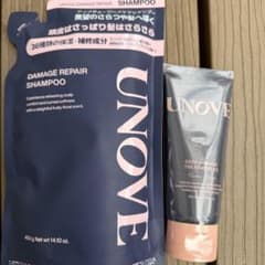UNOVE ダメージリペアシャンプー 400g & トリートメント 100mlのサムネイル